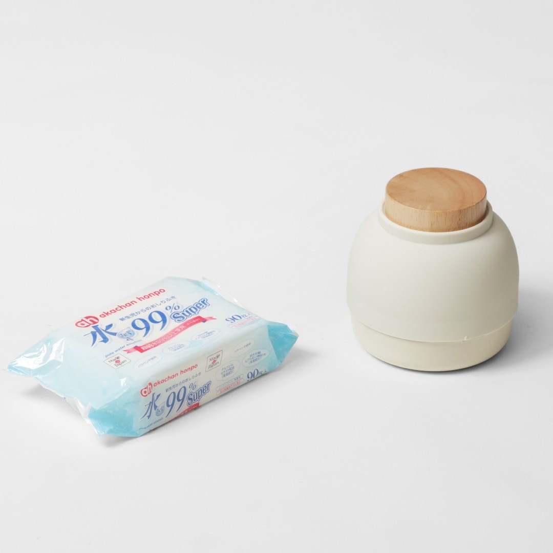 ideaco】Mochi Moco ウェットティッシュケース｜リビング用品