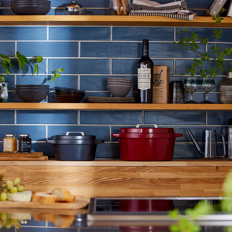 LE CREUSET 両手鍋 青 20cm Le Creuset 両手鍋 青 約20cm Le Creuset