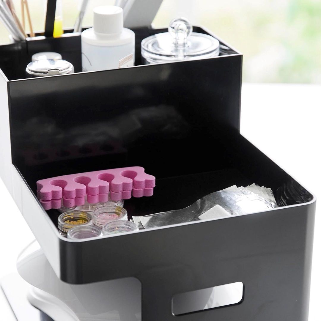 ネイルバッグ 収納BOX ネイリスト ネイル用品 ジェルネイル ネイルライト＆ジェルネイル用品収納ケース タワー ジェル