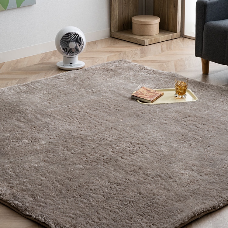 シャギーラグ 185×185 SGR-1818 ｜SIMPLE STYLE (シンプルスタイル