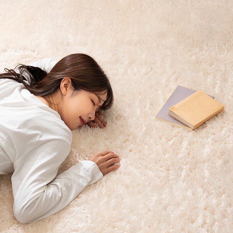 シャギーラグ 200×250 SGR-2025 ｜SIMPLE STYLE (シンプルスタイル