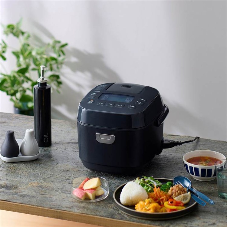アイリスオーヤマ】マイコンジャー炊飯器 3合 RC-BMA30-B
