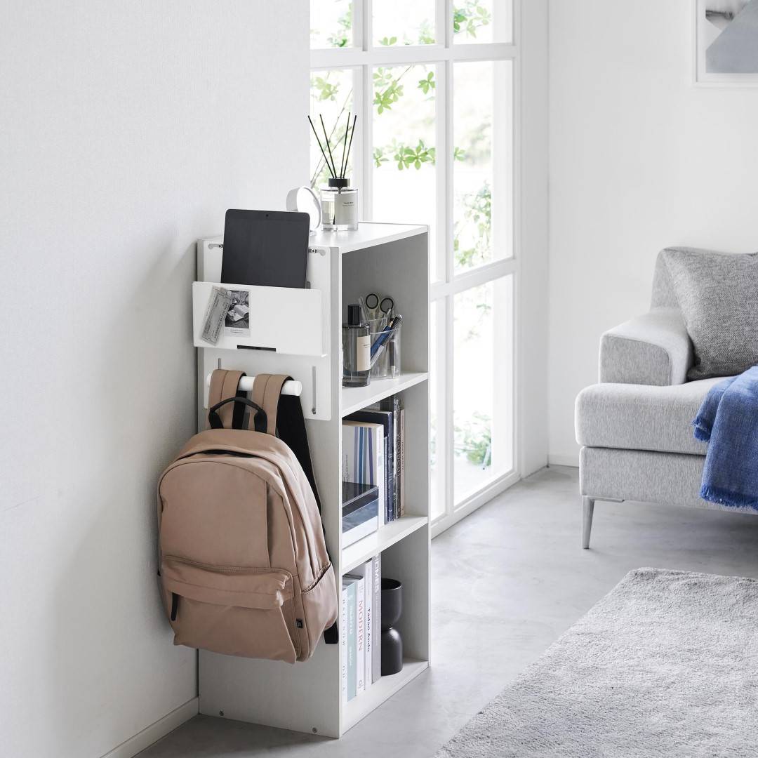 tower】 カラーボックス横タブレット＆ランドセルホルダー｜リビング