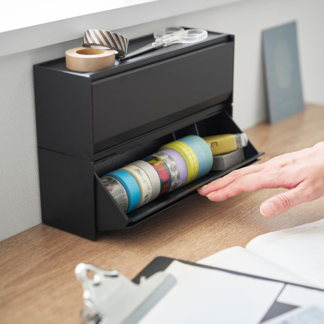 tower】マグネット マスキングテープ収納ケース｜浮かせる収納