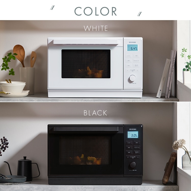 スチームオーブンレンジ アイリスオーヤマ】スチームオーブンレンジ 24L 角皿式 MO-F2404 自動