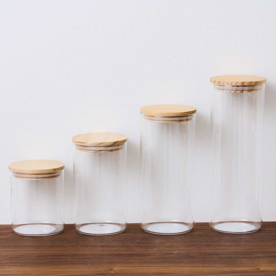 木蓋耐熱キャニスター 1300ml｜キッチン用品,保存容器・調味料入れ