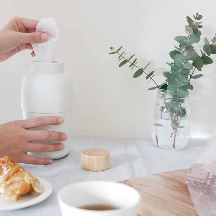 ��ideaco��Mochi Bin �����륦���åȥƥ��å��奱���� ����ɥۥ磻��