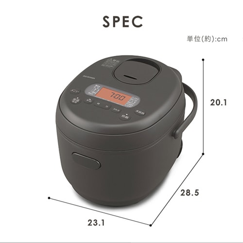 アイリスオーヤマ ジャー炊飯器 RC-MDA30-W 3合炊 IRIS OHYAMA 炊飯器 3合炊き 一人暮らし用 アイリスオーヤマ