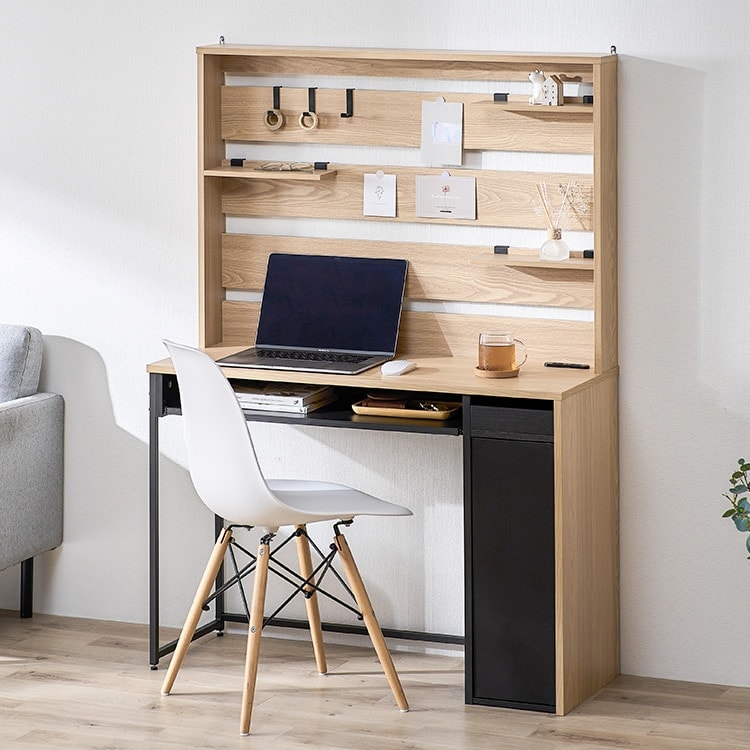 ベージュ合板ハンドル式パソコンデスク「6月6日掲載終了」