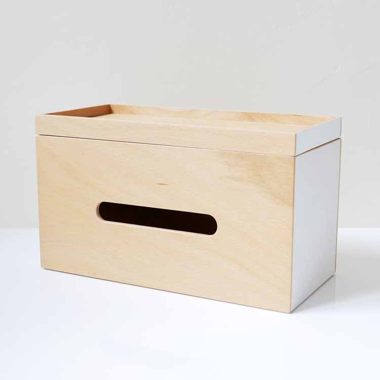 ��ideaco�� Roof Paper Box �ʥ�����ƥ��å��奱���� �ۥ磻��