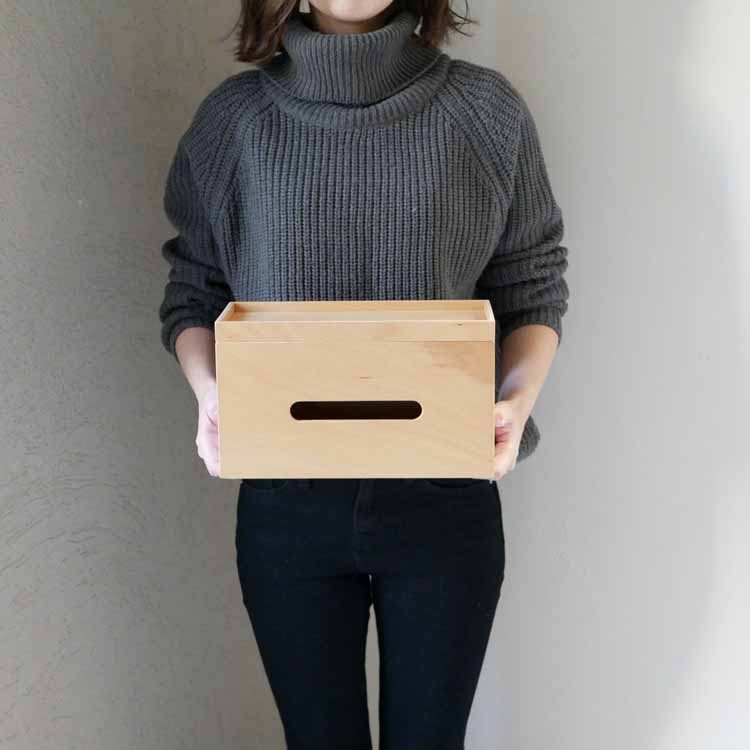 ��ideaco�� Roof Paper Box �ʥ�����ƥ��å��奱���� �ۥ磻��
