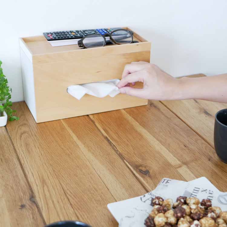 ��ideaco�� Roof Paper Box �ʥ�����ƥ��å��奱���� �ۥ磻��