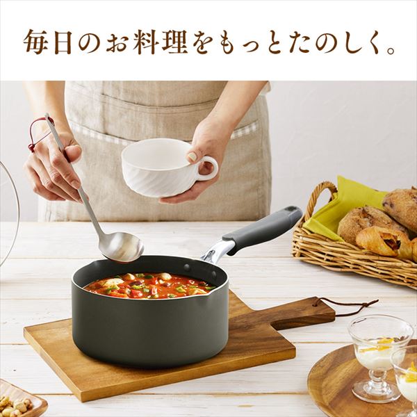 ダイヤモンドコート 片手鍋 18cm DIS-P18｜SIMPLE STYLE (シンプル