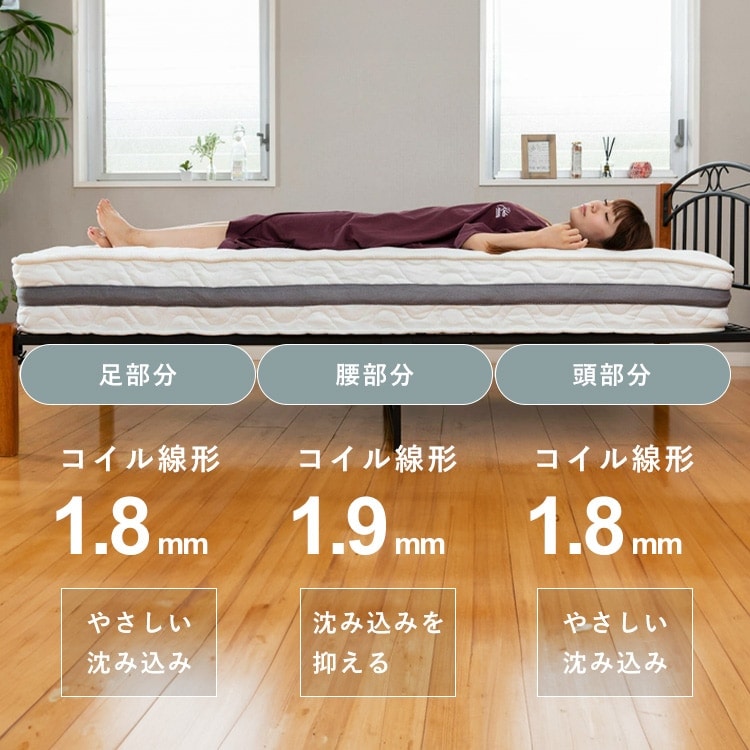 3������ �ݥ��åȥ�����ޥåȥ쥹 ���󥰥� 3ZONE-PKTM-S 