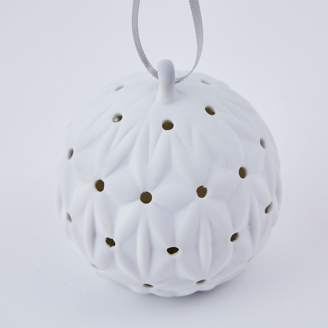 Horn Please MADE】 LEDライト POTTERY ボール オーナメント 3pcs