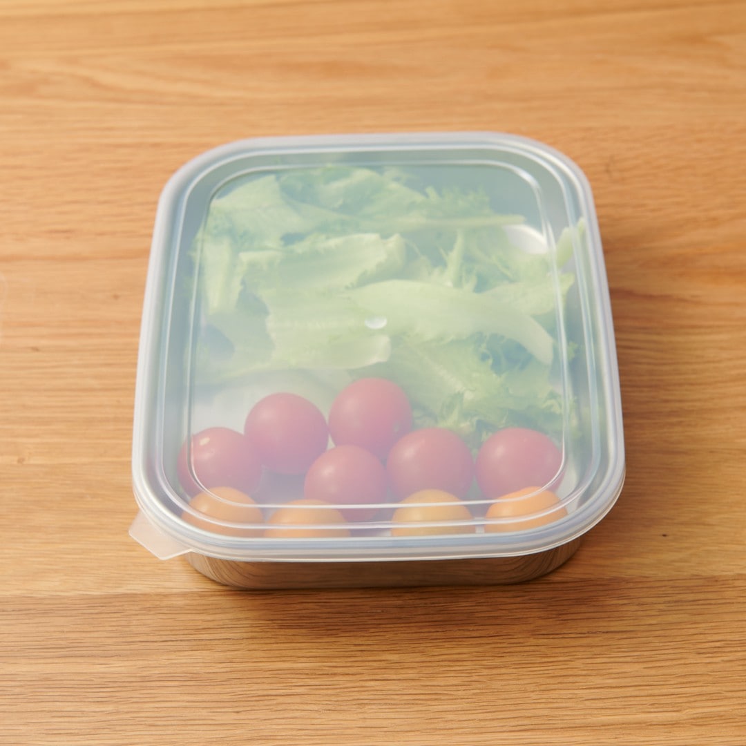 下村企販】 蓋付きステンレスバットワイド2個組｜キッチン用品,保存