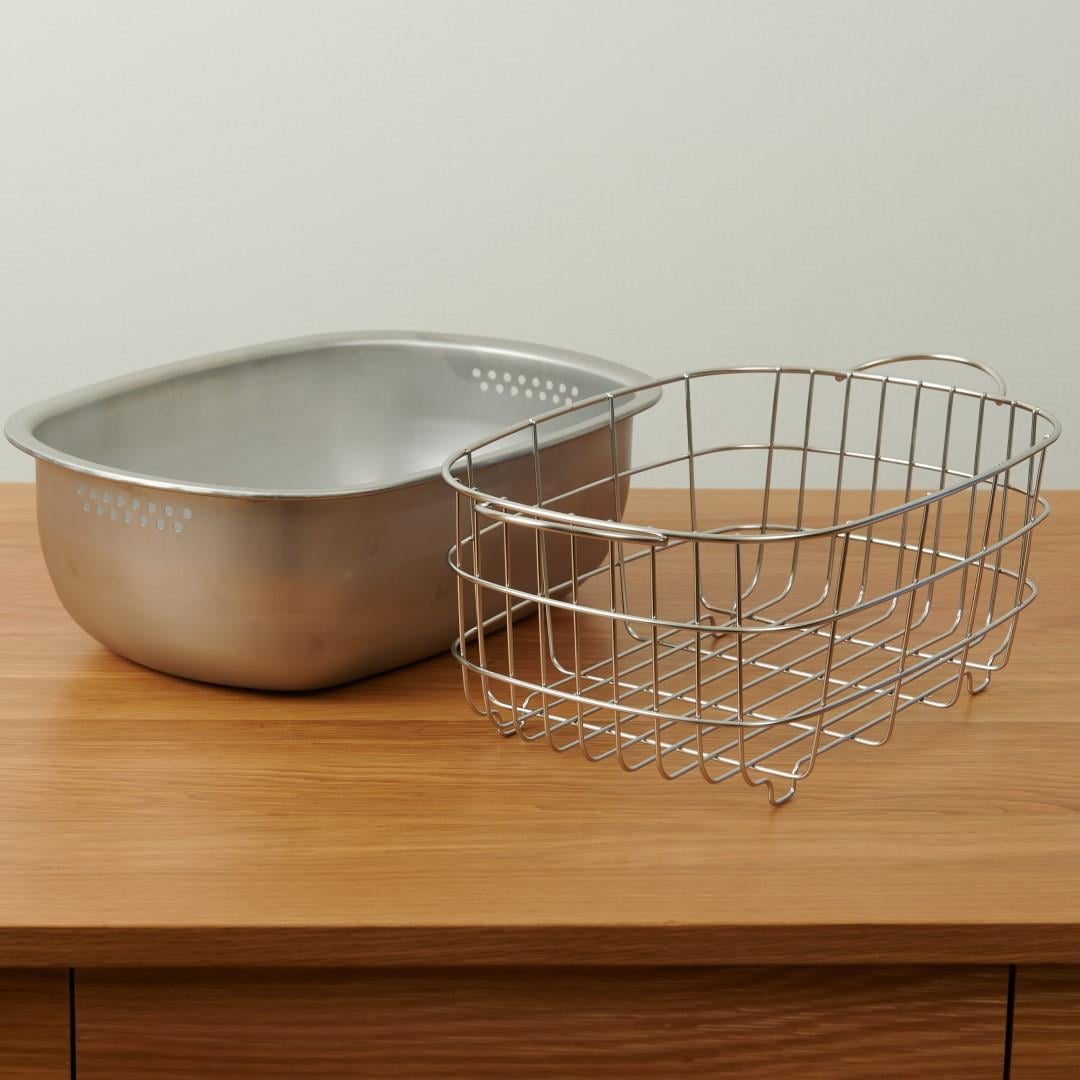 下村企販 引き出し水切りかご 奥行48 cm 41713 特典付き 水切りラック