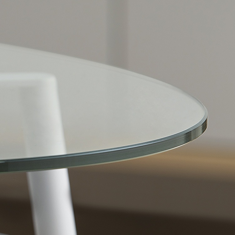 ガラスサイドテーブル LGT-ST グレー｜SIMPLE STYLE (シンプルスタイル