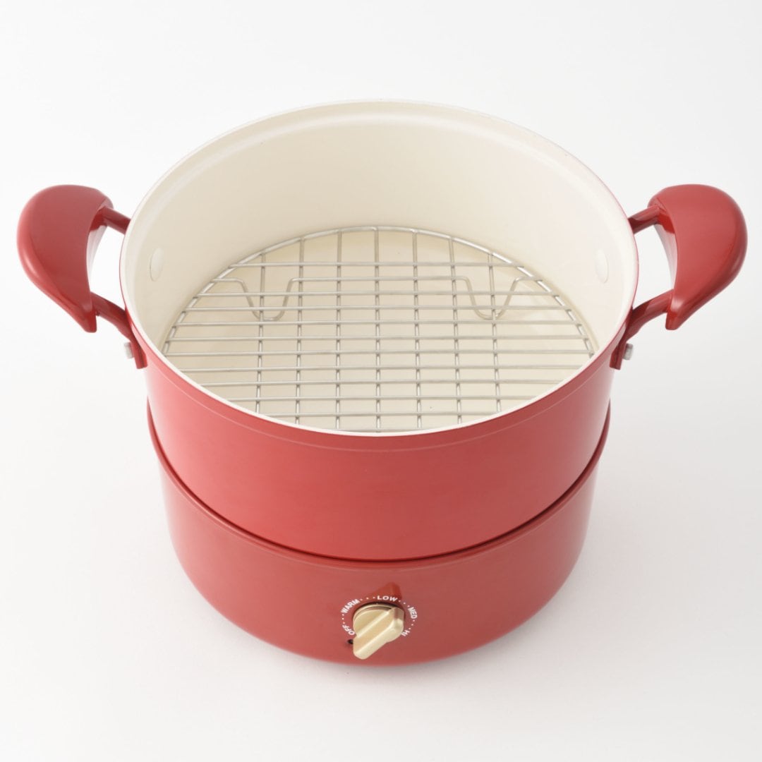 BRUNO Grill Pot レッド BRUNO ブルーノ マルチグリルポット レッド