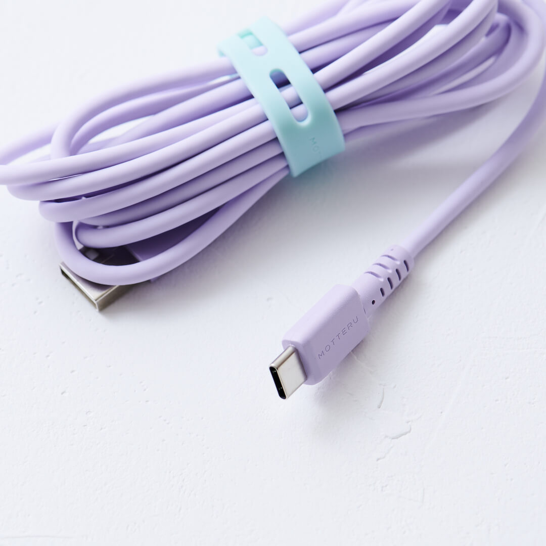 ��MOTTERU�� ���ʤ䤫�����ޤʤ����ꥳ�󥱡��֥� ��®���š��ǡ���ž���б� USB-A to USB-C 1m