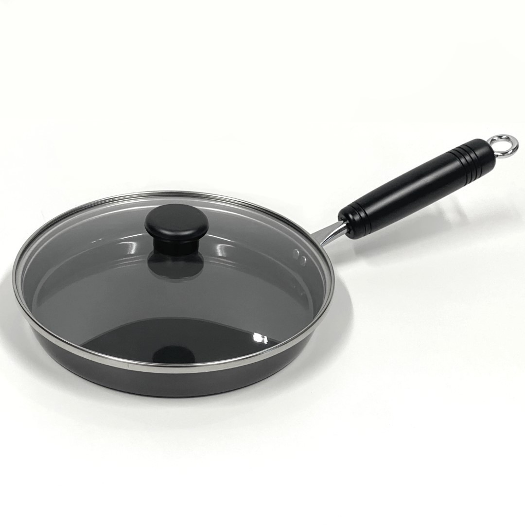 bws SELECTION】 目玉焼きがおいしく焼ける鉄フライパン 蓋付