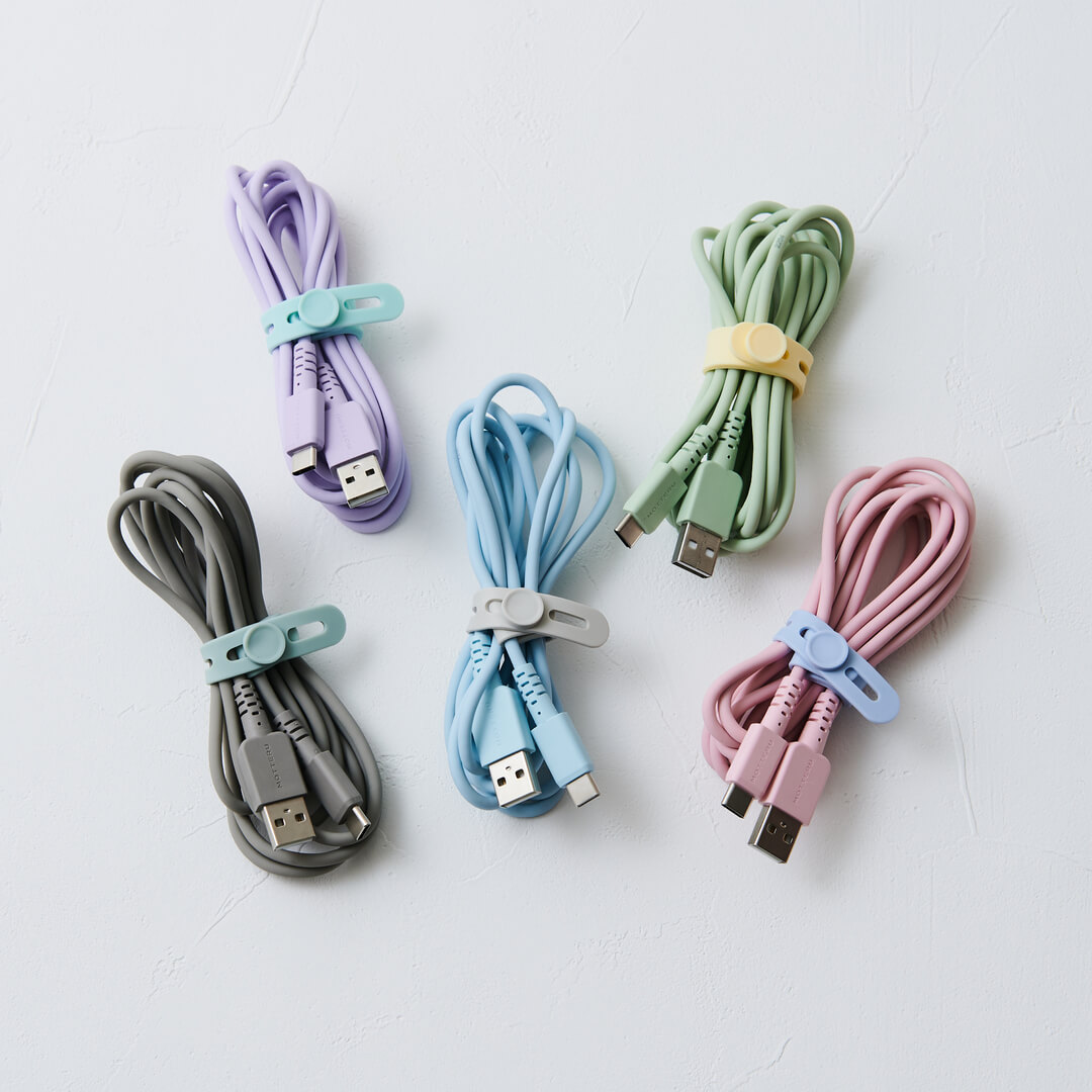 ��MOTTERU�� ���ʤ䤫�����ޤʤ����ꥳ�󥱡��֥� ��®���š��ǡ���ž���б� USB-A to USB-C 2m