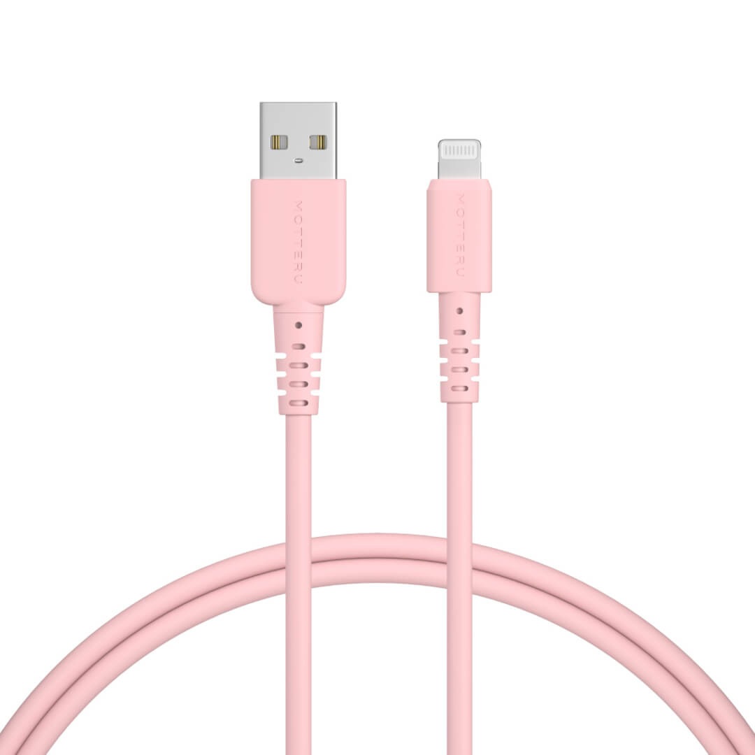 ��MOTTERU�� ���ʤ䤫�����ޤʤ����ꥳ�󥱡��֥� ���š��ǡ���ž���б� USB-A to Lightning 1m
