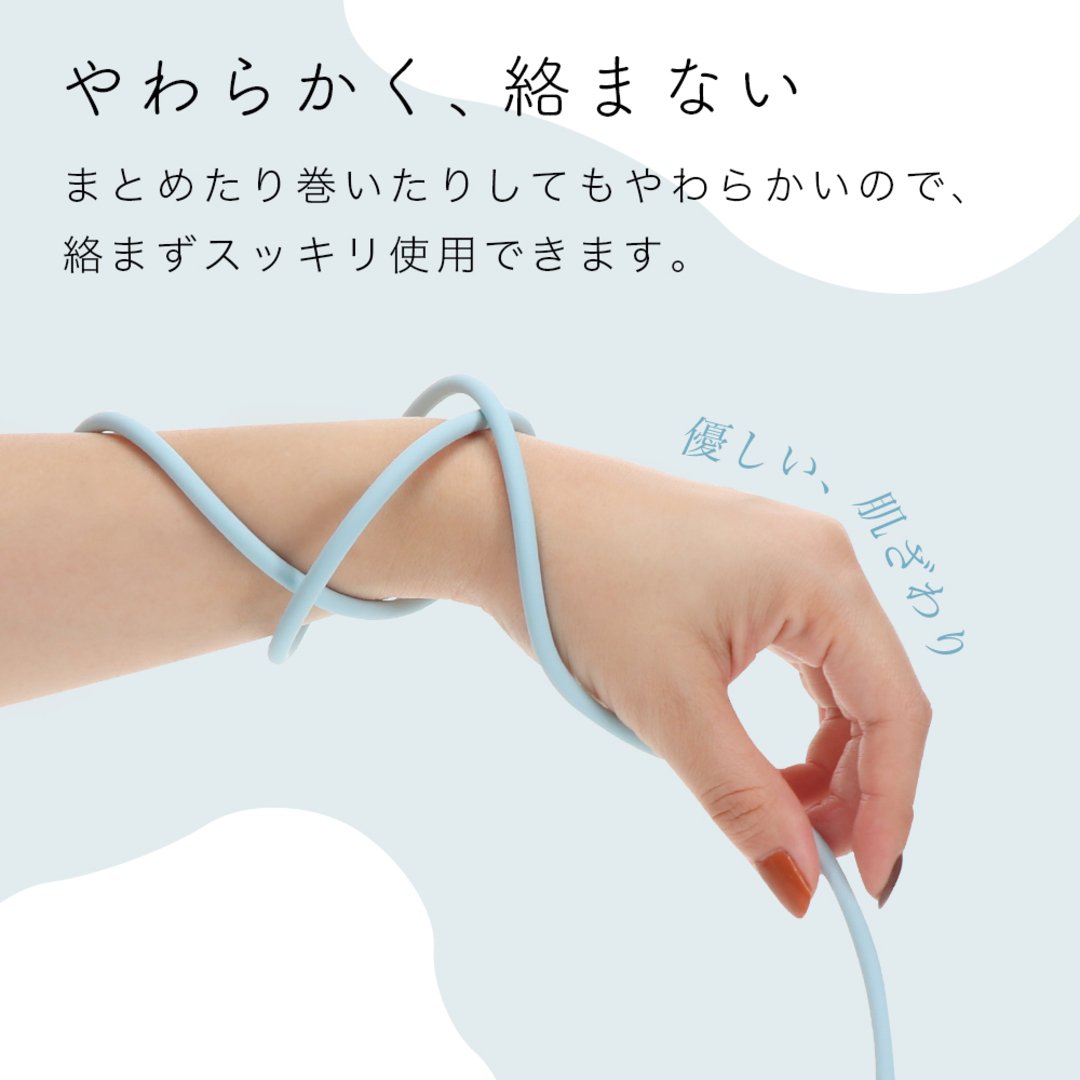 ��MOTTERU�� ���ʤ䤫�����ޤʤ����ꥳ�󥱡��֥� ���š��ǡ���ž���б� USB-A to Lightning 2m