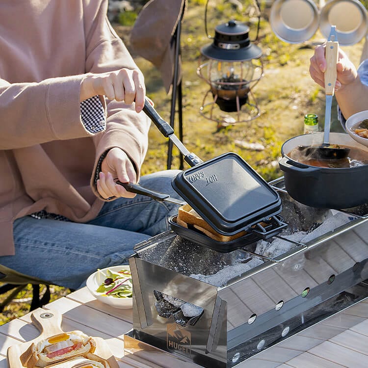 ホットサンドメーカー 直火 IH シングル NGHS-SI｜SIMPLE STYLE