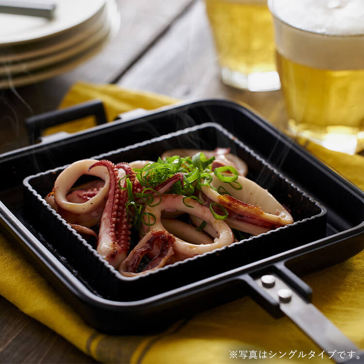 ホットサンドメーカー 直火 IH シングル NGHS-SI｜SIMPLE STYLE