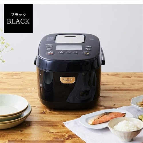 アイリスオーヤマ】炊飯器 5.5合 IH 40銘柄炊き RC-IKA50-B 極厚