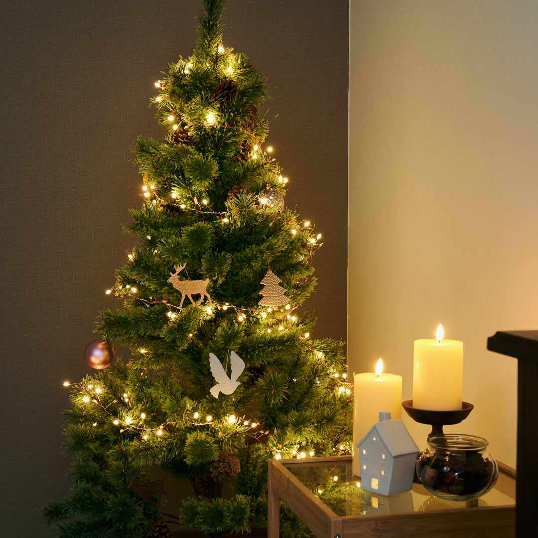 Horn Please MADE】 ブリキ オーナメント エンボス ブレス 3個セット