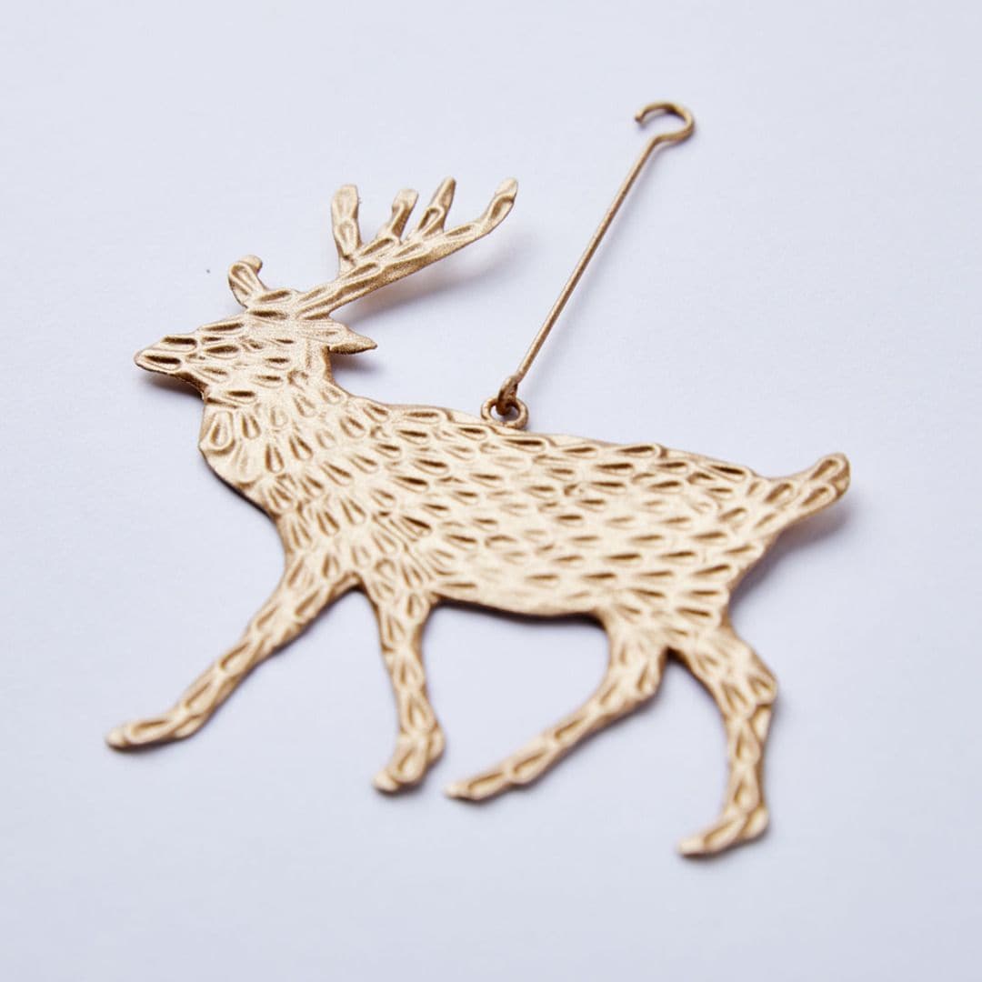 Horn Please MADE】 ブリキ オーナメント エンボス ブレス 3個セット