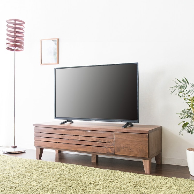 テレビ台 ナチュラルウッドカラー 引き出し 下開き扉付き ソフト