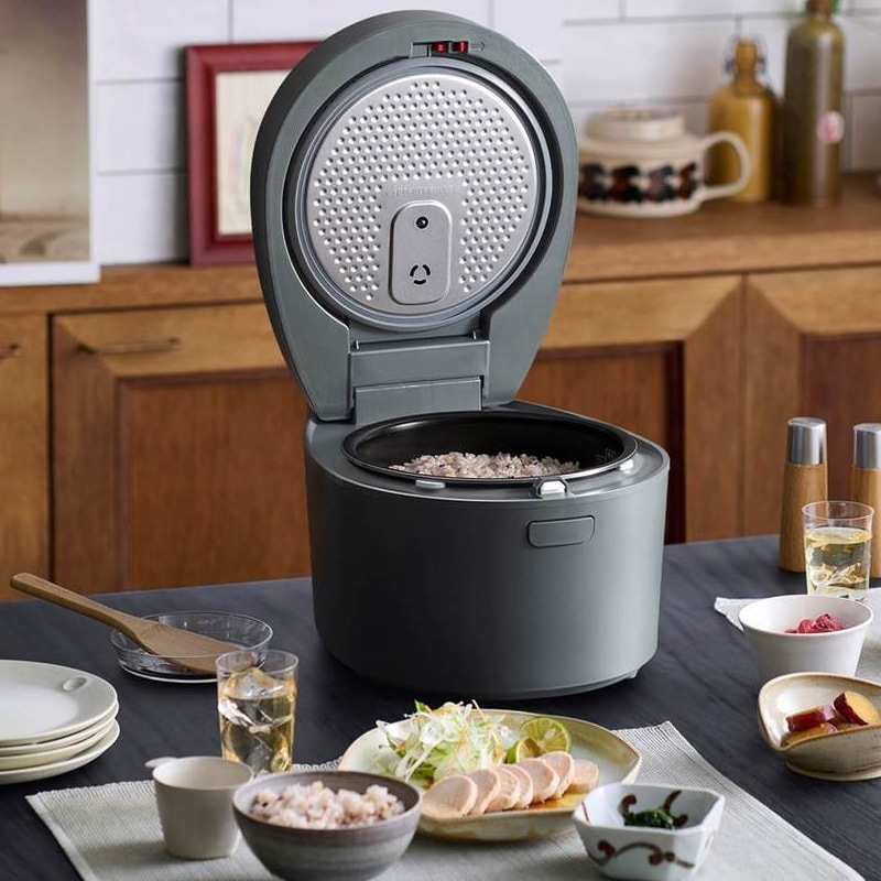 2023年　アイリスオーヤマ IH炊飯器 5.5合　極厚火釜　カフェブラウン IRIS OHYAMA 炊飯器 5合炊き 一人暮らし 5合 アイリスオーヤマ