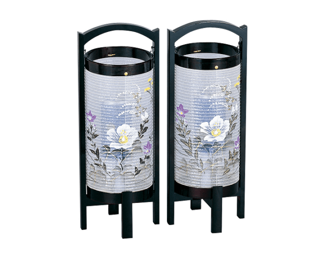 回転みやび3号 絹張(芙蓉) 1対入