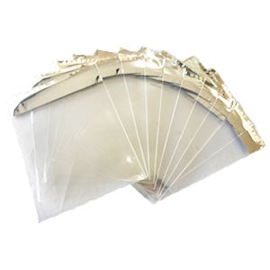 無地袋 テープ付き 中 10枚