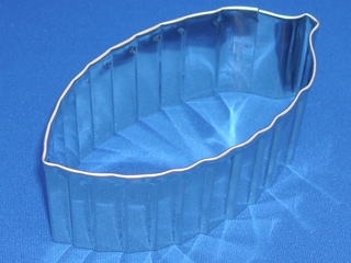 ステンレス 抜き型 木の葉 大