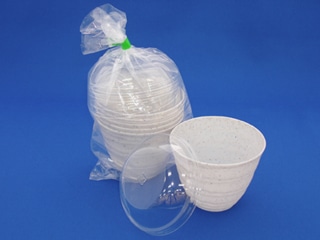 プリンカップ 耐熱 使い捨て 陶器風 プリンカップ FWS76-150 白 5個入