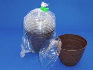 プリンカップ デザートカップ 耐熱 使い捨て 陶器風FWS76-150 茶 5個入 業務用
