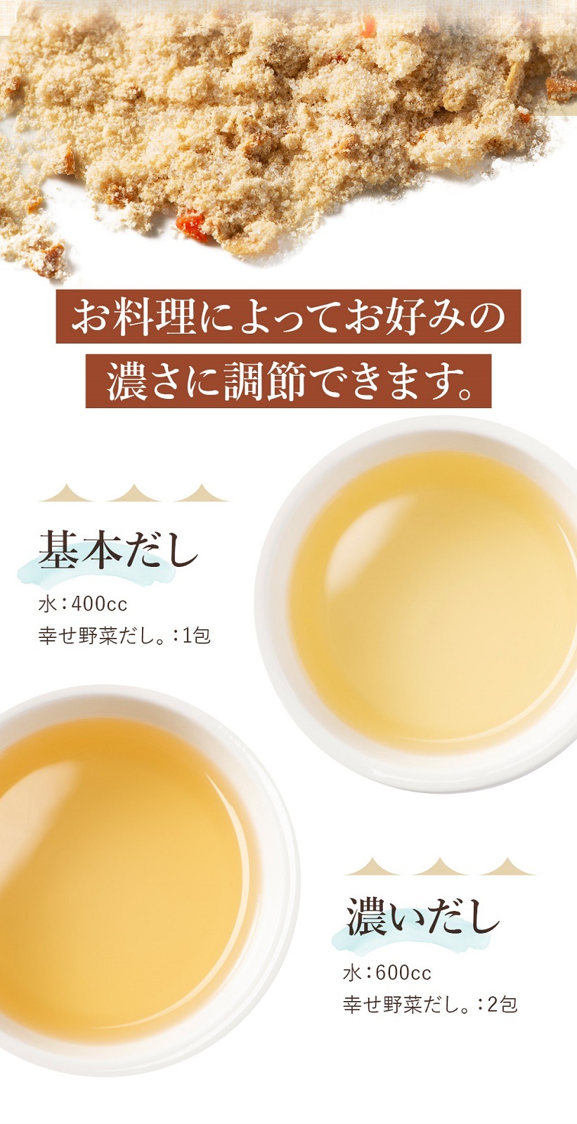 幸せ野菜だし 200g(8g×25包) 6種類の国産野菜 化学調味料 動物性原料 食品添加物 保存料 無添加 不使用 メール便 送料無料