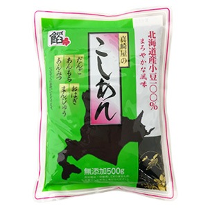 真崎屋のこしあん 500g 【北海道小豆100%】