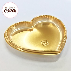 ハートトレー ゴールド 5枚入