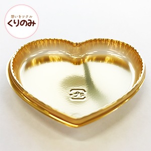 ハートトレー ゴールド 5枚入