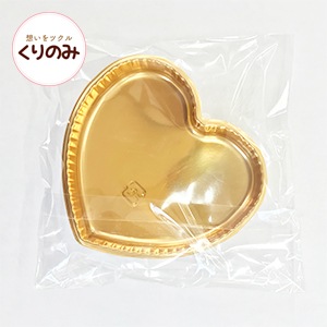 ハートトレー ゴールド 5枚入