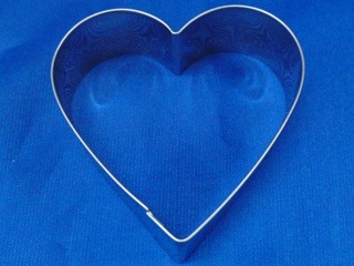 クッキー抜き型 中 ハート 1個入