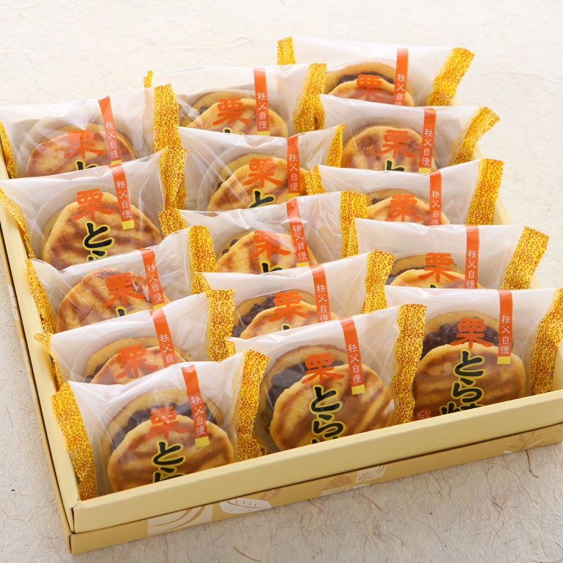 栗とら焼き 15個入り 和菓子の通販・お取り寄せなら栗助