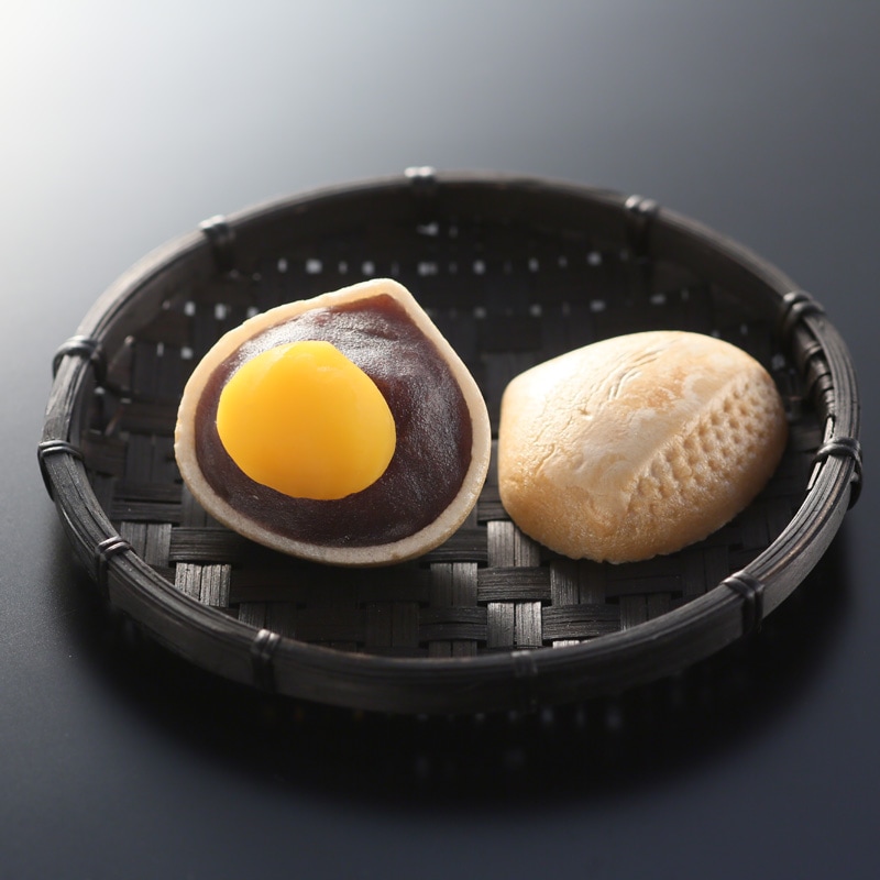 栗最中(もなか) 単品 和菓子の通販・お取り寄せなら栗助