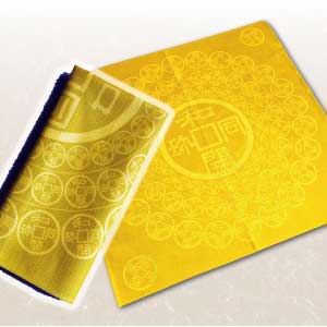 金運ハンカチ 金運スポット聖神社のご利益グッズをお取り寄せ