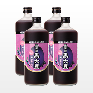 麹発酵黒大豆+ブルーベリー 720ml 4本セット | 通常商品 | 麹発酵黒豆搾り